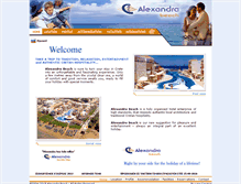 Tablet Screenshot of alexandrabeach.com